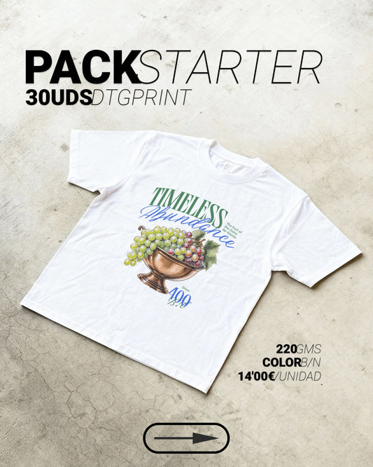 PACK STARTER DTG 30UDS